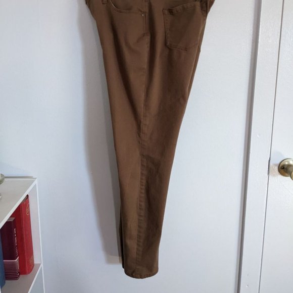 Style & Co Curvy Skinny Leg Pants Brown - Picture 6 of 7